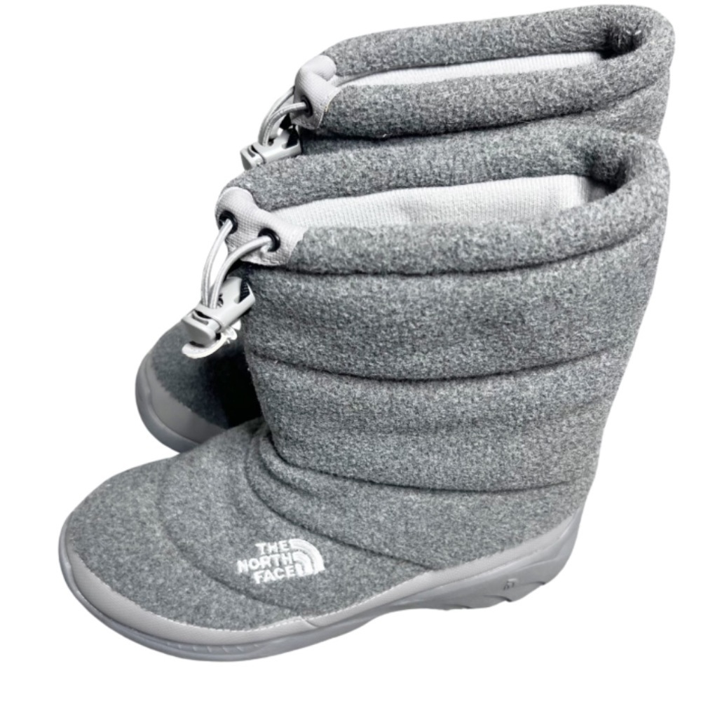 North Face Womens Heat Seeker 200 Fleece Low Rise Winter Weatherproof Gray Boots - Picture 10 of 16